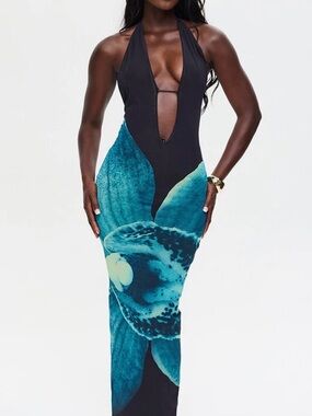 murci aurelia halter dress